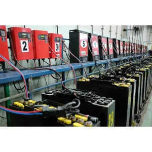 Forklift charging connector types and options