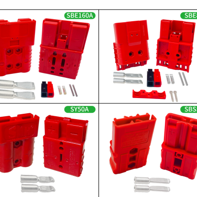 Industrial Sweepers Battery Connectors Recommendation: SY50A Red / SBE160 Red